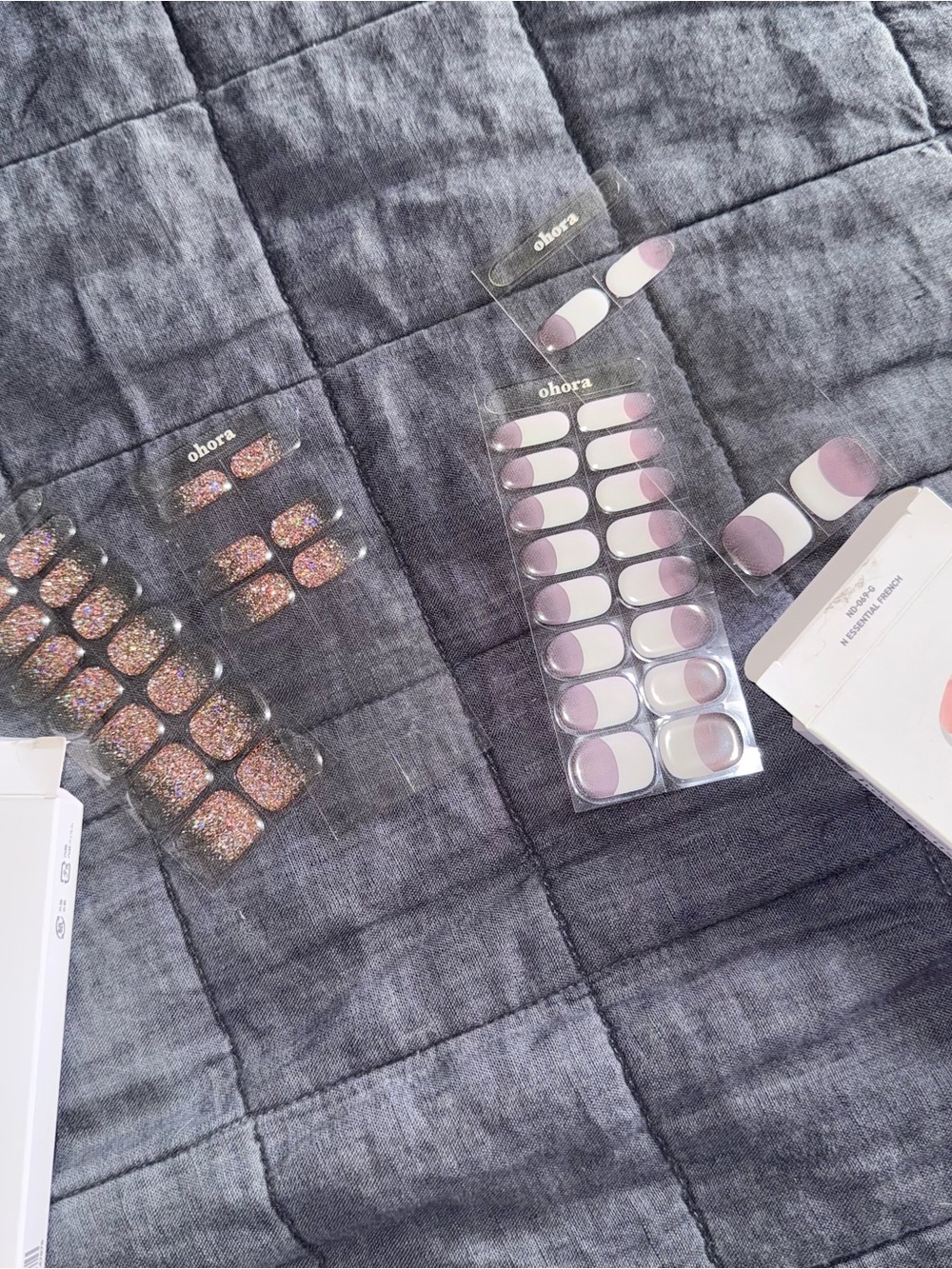 2 sets of miscellaneous Ohora nail leftovers